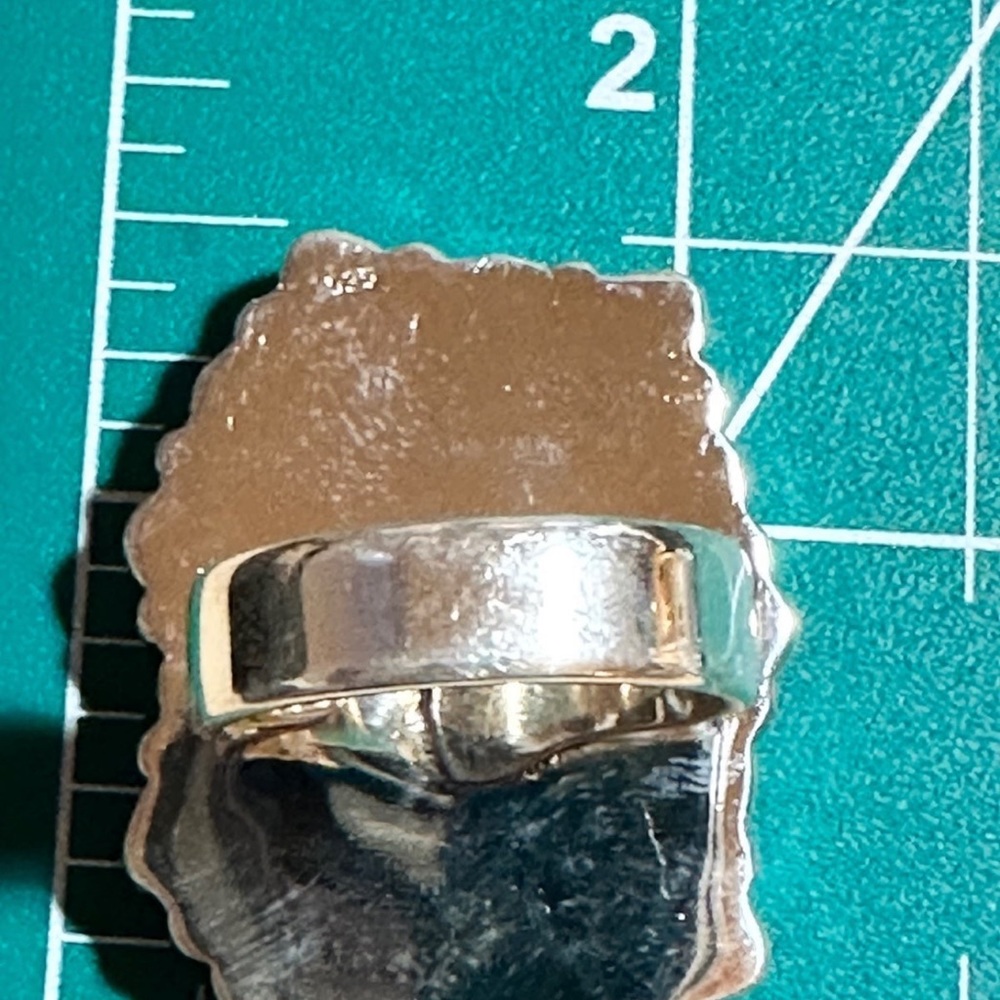 Opal With Mosaic Opal Adjustable Statement Sterli… - image 3